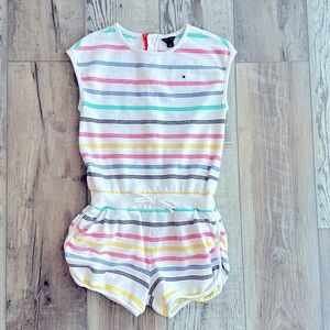 Tommy Hilfiger Romper with back zipper, side pockets, cotton, cute and comfy!